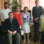 De izquierda a derecha, Gerardo GarcÃ­a, JesÃºs DÃ­az, Javier Font, Charo Yago, Aurora Tobalo, Jorge JimÃ©nez de Cisneros, Fuencisla MartÃ­n y Pedro Moyano.