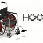 Simulación de la maleta HOOPS en una silla de ruedas
